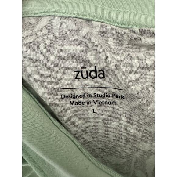 Zuda Rayon Span Print Mix Golf Tank Soft Mint Large NWOT Sleeveless Collar - Picture 12 of 13